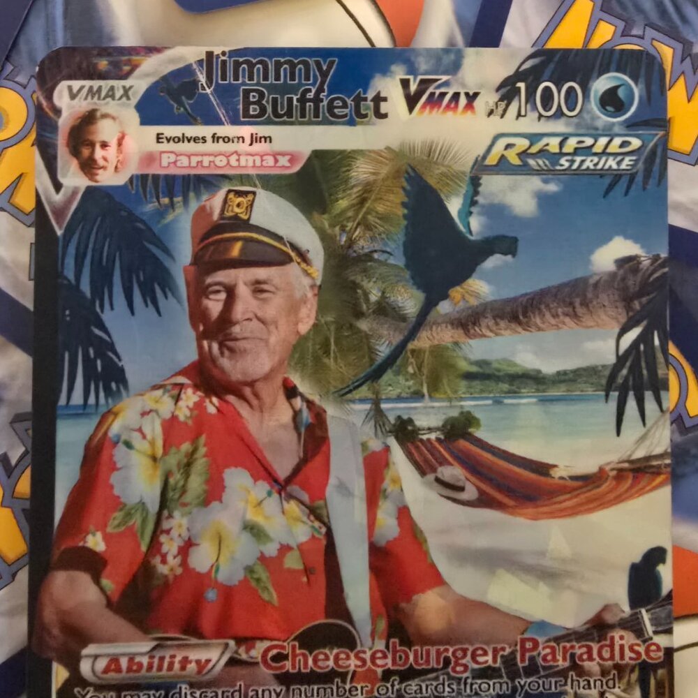 Jimmy Buffett Pokemon Card - Picture 4 of 8